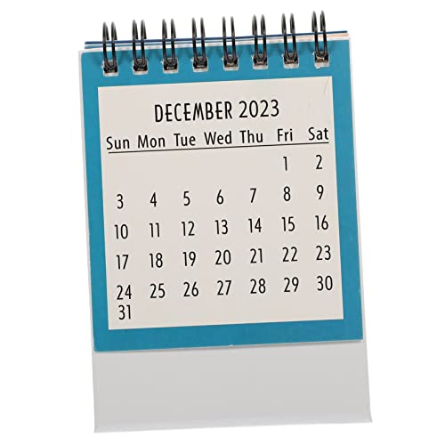 2 Stück Planer, Kalender und Design zum Organisieren, Spulenplan, einfacher Stil, stehend, Drucken, Jahr, Spirale, Zuhause, Tischplatte, Englisch, neu, einfacher Schreibtisch, Haushalt, Minitisch, von WSJianYuan