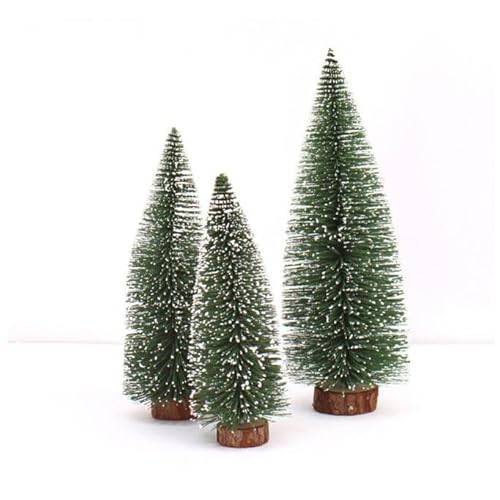 WSJianYuan Weihnachtsdekorationen, kleine Bäume, Weihnachtsstab, für den Schreibtisch, kleine Heimdekoration, Kristall-Weihnachtsschmuck (grün, 30 cm) charitable von WSJianYuan