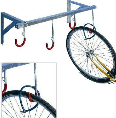 Fahrrad-Reihen-Hängeparker Modellreihe 3800 3räd wand von WSM