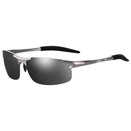 WUFANGBU Sonnenbrille Herren Polarisierte Sport-Sonnenbrille Für Männer Und Frauen Autofahren Radfahren Angeln Golf Legierung Sonnenbrille C2 von WUFANGBU