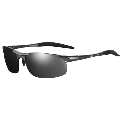 WUFANGBU Sonnenbrille Herren Polarisierte Sport-Sonnenbrille Für Männer Und Frauen Fahren Radfahren Angeln Golf Legierung Sonnenbrille C1 von WUFANGBU