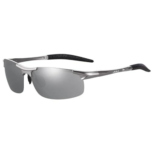 WUFANGBU Sonnenbrille Herren Polarisierte Sport-Sonnenbrille Für Männer Und Frauen Fahren Radfahren Angeln Golf Legierung Sonnenbrille C9 von WUFANGBU