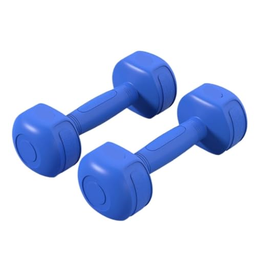 Dumbbells Ein Paar Schlanke Arm-Fitnessgeräte For Herren Und Damen, Heimsport, Universelle Yoga-Hanteln, Damen-Fitnessgeräte Hantelset (Color : Blue, Size : 2KG) von WXHQF
