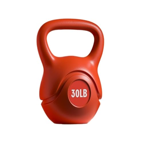 Dumbbells Umweltfreundliche Kettlebell Fitness Home Einstellbares Gewicht Hantel Kettlebell-Basis Unterstützt Das Heben Des Wasserkochers Hantelset (Color : Orange, Size : 20LB) von WXHQF