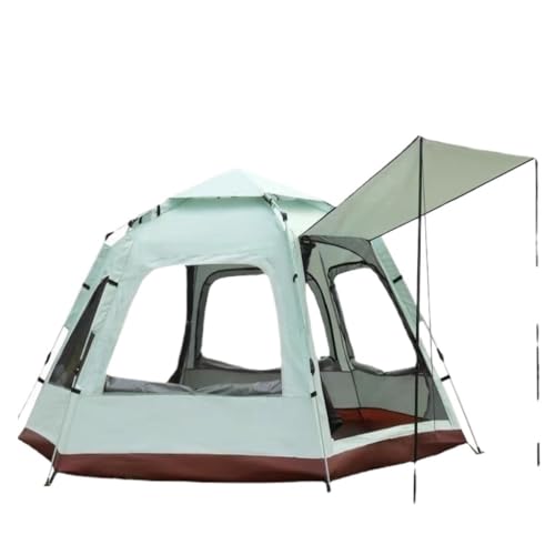Zelt Vollautomatisches, Schnell Zu Öffnendes, Feuchtigkeitsbeständiges, Sonnenbeständiges Und Mückensicheres Sechseckiges Campingzelt Zelte (Color : K, Size : A) von WXHQF