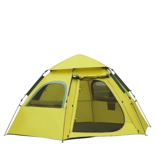 Zelt Vollautomatisches, Schnell Zu Öffnendes DREI-Jahreszeiten-Jurte-Großraum-Camping-, Winddichtes, Tragbares Zelt for 5-6 Personen Zelte von WXHQF