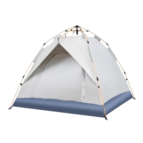 Zelt Zelt Im Freien Wasserdichtes Sonnenschutzzelt Camping Verdicktes Klappbares Tragbares Zelt Vollautomatisches Zelt Zelte (Color : White, Size : A) von WXHQF