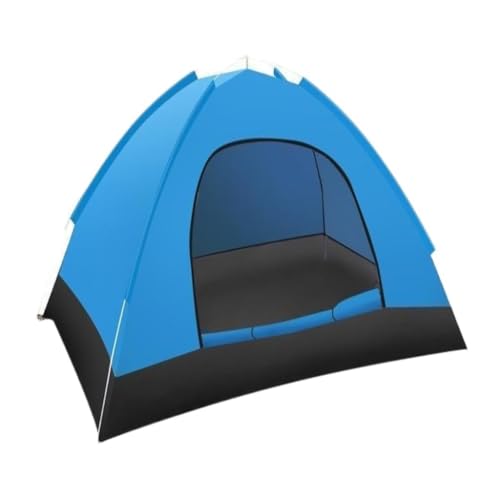 Zelt aufblasbar Einzelzelt for Den Außenbereich, Camping, Strandzelt, Automatisches, Schnell Öffnendes Sonnenschutz- Und Regensicheres Wurfzelt Camping Tent (Color : Blue, Size : A) von WXHZHQ