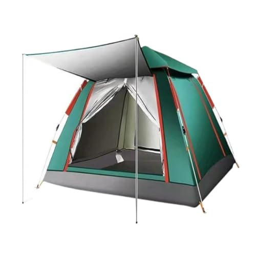 Zelt aufblasbar Zelt Im Freien Silber Kunststoff Tragbare Falten Zelt Camping Picknick Strand Zelt Camping Feld Liefert Ausrüstung Camping Tent (Color : Blue, Size : A) von WXHZHQ