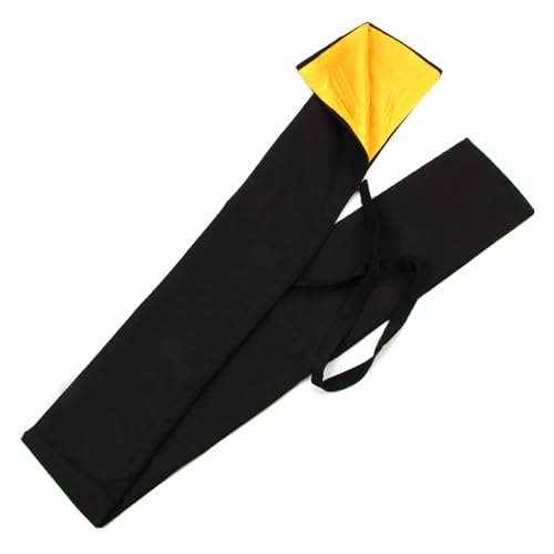 WXJDF Schwarze Schwerttaschen aus Baumwolle,Platz für 1 Schwert,Schwerttasche im einfachen Stil,Schwerttasche zum Schnüren für Katana,Bokken,Samurai-Schwert,Tai-Chi-Kampfkunstschwert von WXJDF