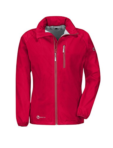 Wäfo Damen 2 1/2-Lagen-Laminat Regenjacke Lugano, rot, 46, 896 von Wäfo