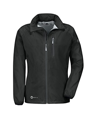 Wäfo Damen 2 1/2-Lagen-Laminat Regenjacke Lugano, schwarz, 36, 896 von Wäfo