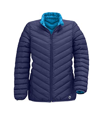 Wäfo Damen Galtür Daunenwendejacke, Marine/azurblau, 42 von Wäfo