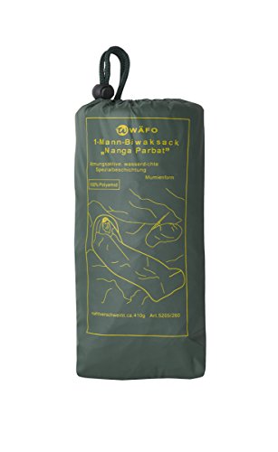 Wäfo Nanga Parbat 1-Mann-biwaksack, olivgrün, One Size von Wäfo