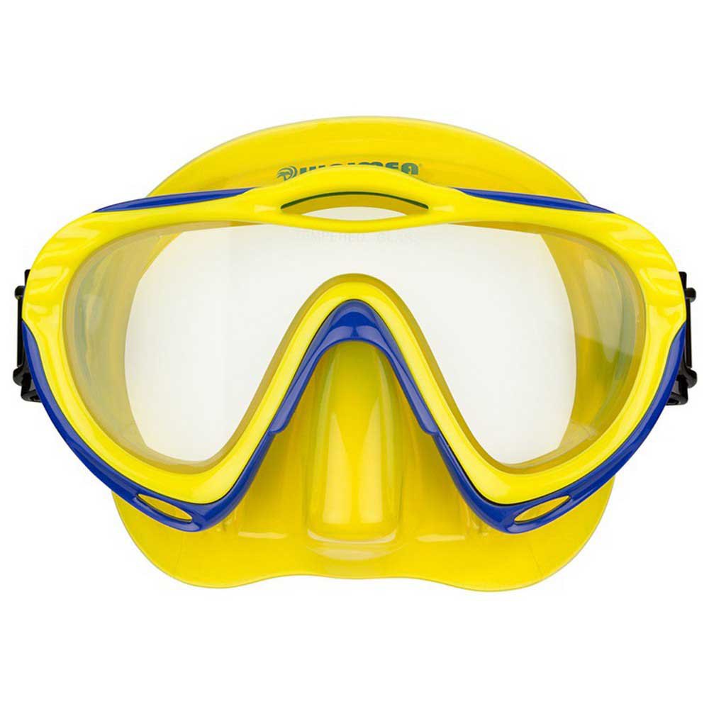 Waimea Diving Silicone Snorkeling Mask Gelb von Waimea