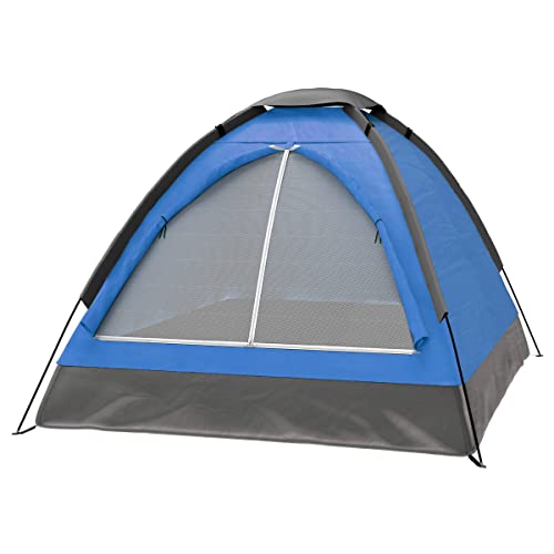 Wakeman Unisex-Erwachsene, Blau 2 Personen Zelt-Regenfliege & Tragetasche-Leichte Kuppelzelte für Kinder Camping, Rucksackreisen und Wanderausrüstung Outdoors von Wakeman
