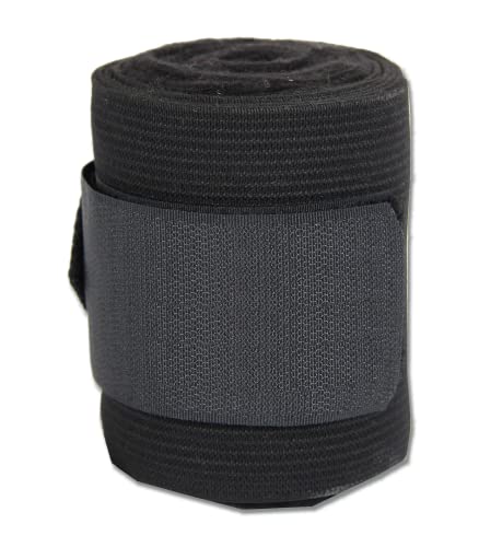 WALDHAUSEN Elastik/Fleece Bandage Set = 4 STK, schwarz, schwarz von WALDHAUSEN