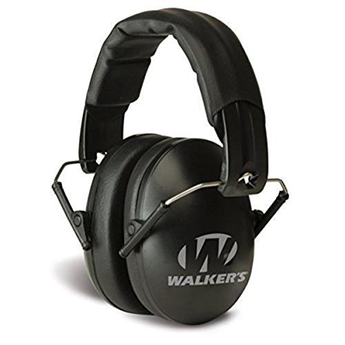 Walker's Game Ear Low Profile Faltbarer Muff, Schwarz von Walker's