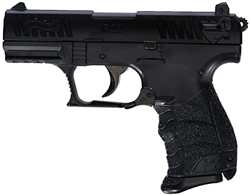 walther WA25891 Softair P22Q Metal Slide mit Maximum 0.5 Joule Airsoft Pistole, Schwarz, 6 mm von Walther