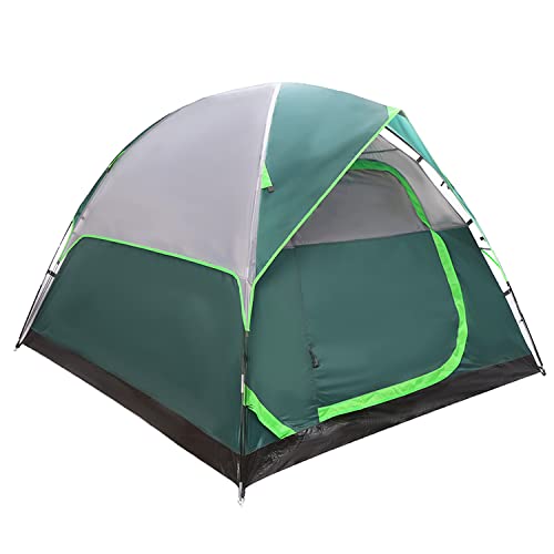 Camping-Zelt 2-4 Personen Zelt: Leichtes Zelt Backpacking Zelte - Anti-UV Zelt Wasserdicht Winddicht Kuppelzelt Einfacher Aufbau 6 Saison Wandern Zelte für Reisen Trekking von Wamsound