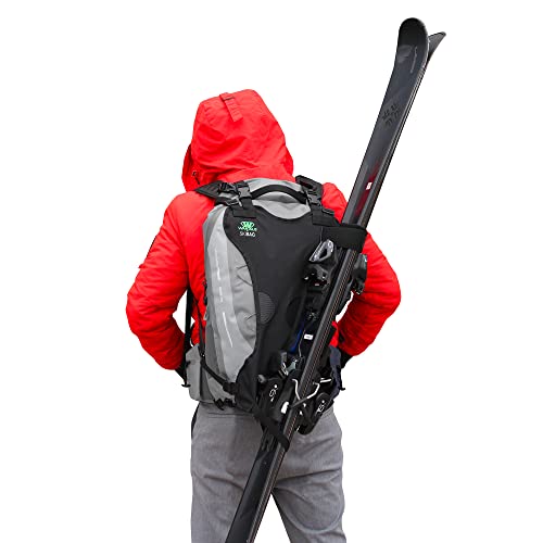Wantalis Skiback, der revolutionäre Skihalter, um beide Hände frei zu halten | speziell für Rucksack von Wantalis