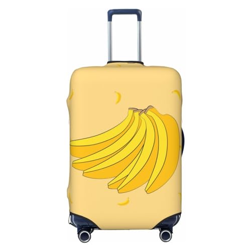 Cartoon-Wassermelonen-Reisegepäck-Abdeckung für 45,7-81,3 cm Gepäck, waschbar, kratzfeste Gepäckabdeckung, Cartoon-Banane, L von WapNo