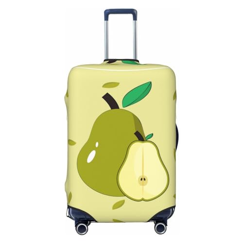 Cartoon-Wassermelonen-Reisegepäck-Abdeckung für 45,7-81,3 cm Gepäck, waschbar, kratzfeste Gepäckabdeckung, Cartoon-Birne, M von WapNo