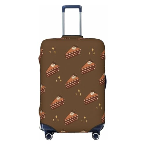 Cherry Cake Reisegepäckhülle für 45,7 - 81,3 cm (18-32 Zoll) Gepäck, waschbar, kratzfeste, Schokoladenquadrate Kuchen, XL von WapNo