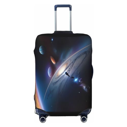 Eine faszinierende Reisegepäckhülle für 45,7 - 81,3 cm große Gepäck, waschbar, kratzfeste Gepäckabdeckung, Ein faszinierendes Universum, L von WapNo