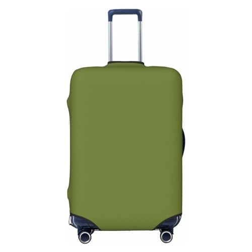 Einfarbige Reisegepäckhülle für 45,7 - 81,3 cm großes Gepäck, waschbar, kratzfeste Gepäckabdeckung, Hellviolett, Dunkelgrün, L von WapNo