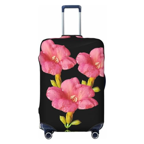 Gepäckabdeckung mit Rettichblumen-Motiv, für 45,7 - 81,3 cm (18-32 Zoll) Gepäck, waschbar,, Campsis Grandiflora, S von WapNo