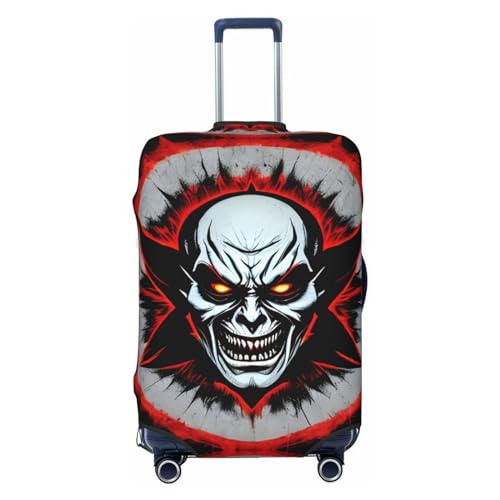 Reisegepäckhülle für 45,7 - 81,3 cm große Gepäck, waschbar, kratzfeste Gepäckabdeckung, Rot und Schwarz, Red and Black Evil Ghost, XL von WapNo