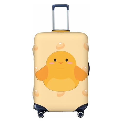 Schöne Lamm-Reisegepäckhülle für 45,7 - 81,3 cm Gepäck, waschbar, kratzfeste Gepäckabdeckung, Cartoon-Küken, M von WapNo