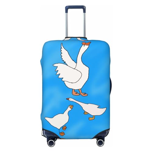 White Goose House Reisegepäckhülle für 45,7-81,3 cm Gepäck, waschbar, kratzfeste Gepäckabdeckung, Weißes Gänsehaus, XL von WapNo