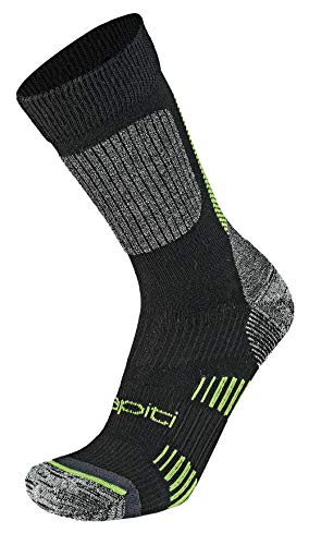 Wapiti Unisex sokker S06 Socke, schwarz-Grün, 36-38 EU von Wapiti