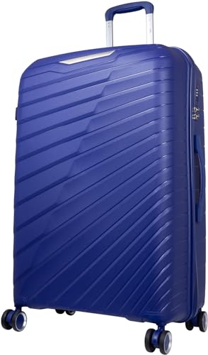 Warenhandel König Hartschalen Koffer Trolley Helmersen - Farbe Blau - Gr. XL von Warenhandel König