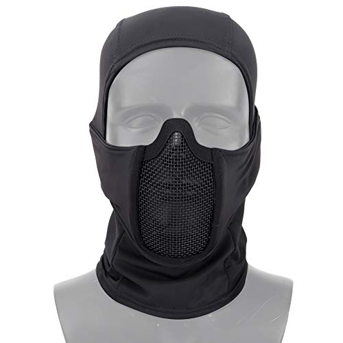 WarmHeartting Balaclava Mesh Masken Taktische Sturmhaube Ninja Style VollgesichtsGesichtsschutz für Airsoft Jagd von WarmHeartting