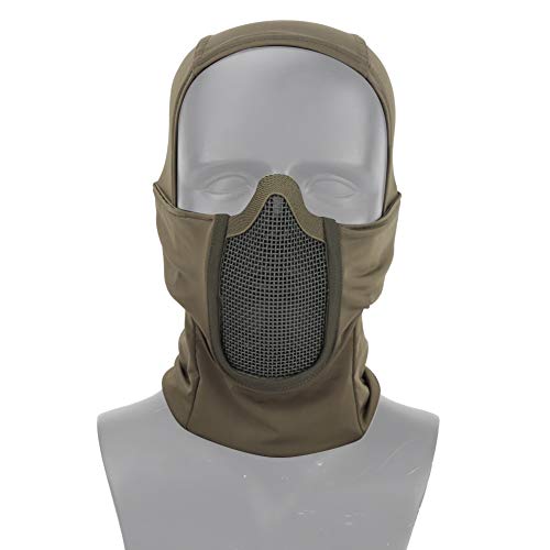WarmHeartting Balaclava Mesh Masken Taktische Sturmhaube Ninja Style VollgesichtsGesichtsschutz für Airsoft Jagd von WarmHeartting