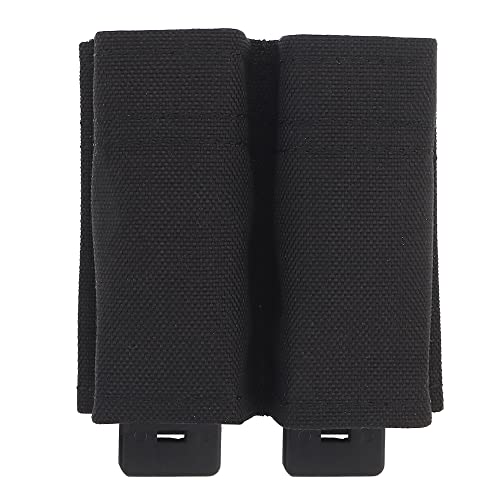 WarmHeartting MOLLE Magazinbeutel Doppelt Magazintasche Tasche Holster Aufbewahrung Nylon 9mm Magazinhalter taktisch Zubehör von WarmHeartting