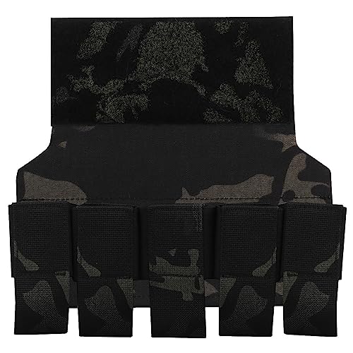 WarmHeartting Taktische 5BH 40MM 5 Banger Aufhänger Tasche 5 Runden M203 Granate Lagerung Tasche mit Haken und Schleife Jagd Weste Airsoft Chest Rig Zubehör von WarmHeartting