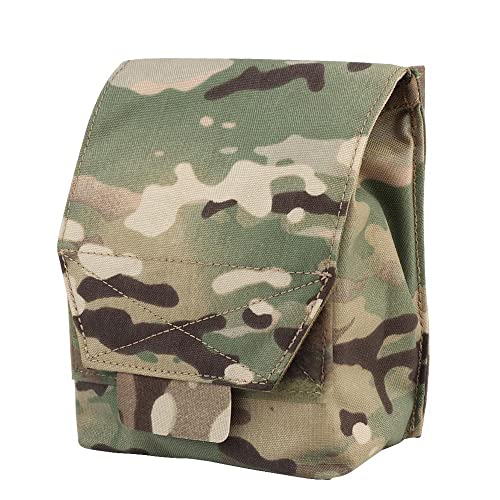 WarmHeartting Taktische MOLLE-Magazintasche 5,56 7,62 9 mm Mag Pouch Holster Mag Carrier Jagdweste Kummerbundzubehör Multifunktionale Kleinigkeiten Sack Tasche Dump Pouch von WarmHeartting