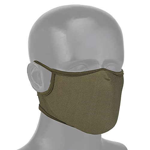 WarmHeartting Taktische Schießmaske mit Silikon-Halbgesichts-Atmungsaktiver, weicher Gesichtsabdeckung, Outdoor-Wargame-Jagd, Airsoft-Verkleidungs zubehör von WarmHeartting