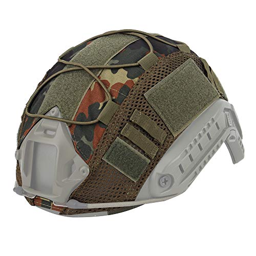 WarmHeartting Taktischer Helmüberzug Tarnung Fast Helmbezug Helm Abdeckung Airsoft Helm Zubehör von WarmHeartting