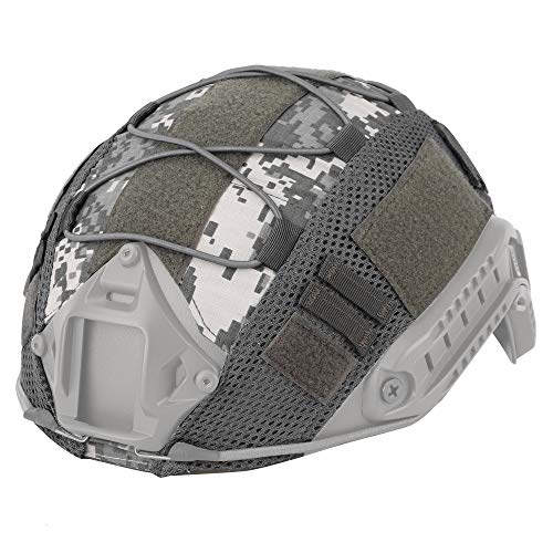 WarmHeartting Taktischer Helmüberzug Tarnung Fast Helmbezug Helm Abdeckung Airsoft Helm Zubehör von WarmHeartting