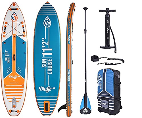 Wassersport SKIFFO SUNCRUISE 11'2”SUP Board Stand Up Paddle Surf-Board Paddel ISUP 340X84cm von Wassersport