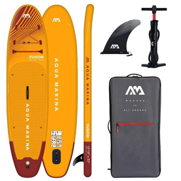 AQUA MARINA FUSION iSUP Board Set aufblasbar Stand Up Paddle 330cm SUP von WassersportEuropa