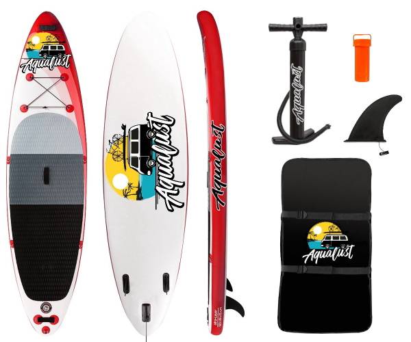 AQUALUST 10'6" SUP Board Stand Up Paddle Surf-Board aufblasbar ISUP 320x81x15... von WassersportEuropa