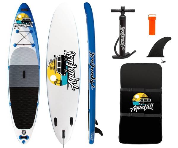 AQUALUST 12'0" SUP Board Stand Up Paddle Surf-Board aufblasbar ISUP 365x81cm ... von WassersportEuropa