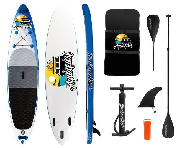 AQUALUST 12'0" SUP Board Stand Up Paddle Surf-Board aufblasbar Kajakpaddel 36... von WassersportEuropa