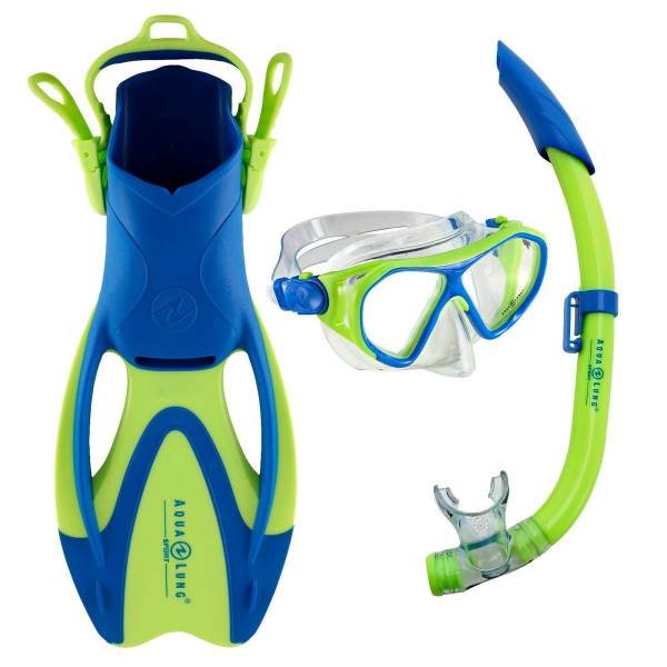 Aqua Lung SET URCHIN JR Maske Schnorchel Flossen Tasche Combo von WassersportEuropa